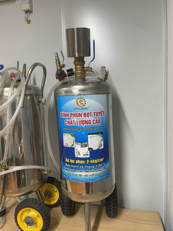 Máy Phun Bọt Tuyết Vinaseiki 40L: Nâng Cấp Dịch Vụ Với Công Suất Mạnh Mẽ - Ảnh 3