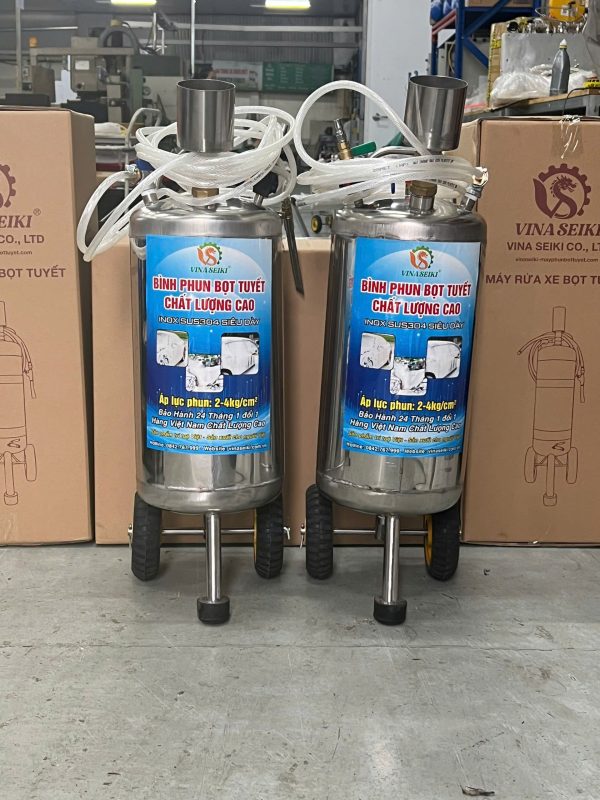 Máy Phun Bọt Tuyết Vinaseiki 80L: Lựa Chọn Hàng Đầu Cho Các Trạm Rửa Xe Công Nghiệp